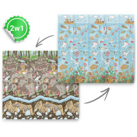 Коврик раскладной детский 200 x 180 x 1 см Nukido NK-340 Океан-Земля