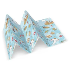 Килимок розкладний дитячий 200 x 180 x 1 см Nukido NK-340 Океан-Земля