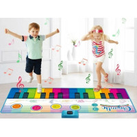 Большой музыкальный коврик, суперкрасочная клавиатура.