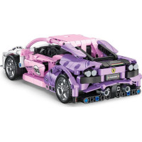 Дитячий конструктор Pink Sports Car Blocks 652 ел.