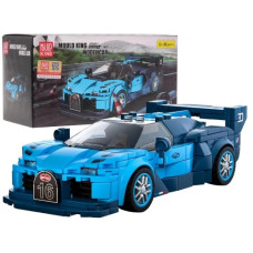 Детский конструктор Спортивный автомобильный 336 эл. Синий ZKL.27001