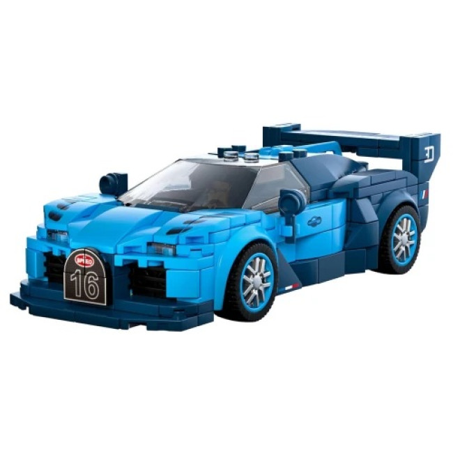 Детский конструктор Спортивный автомобильный 336 эл. Синий ZKL.27001