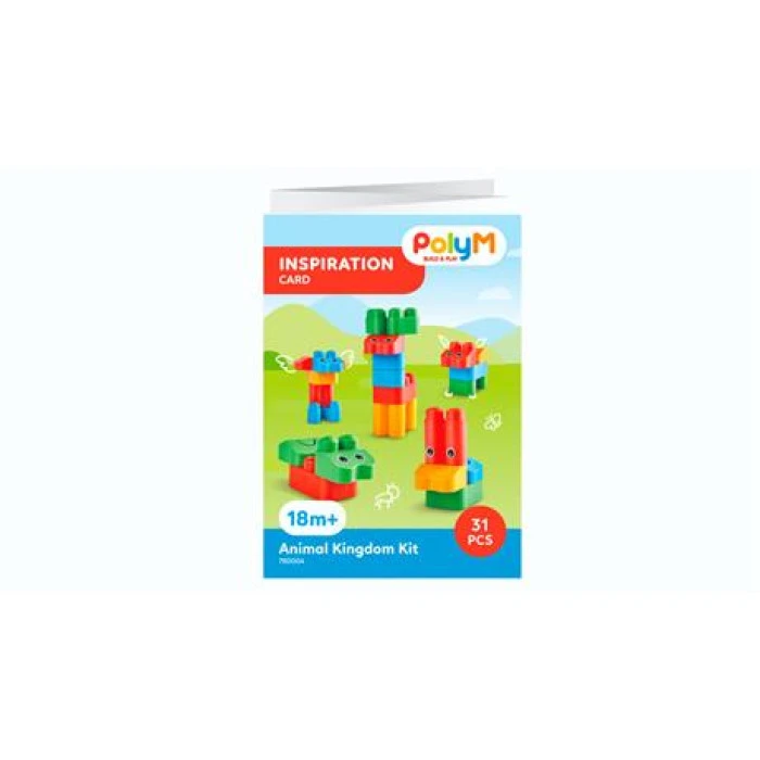 Конструктор PolyM Царство звірят 31 ел. (760004)