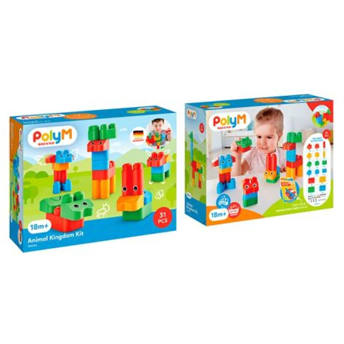 Конструктор PolyM Царство звірят 31 ел. (760004)