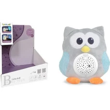 Дитяча м'яка іграшка сова зі звуковою та світловою функцією ZIT.FM666-44