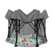 Манеж Lionelo ROEL GREY MULTICOLOR