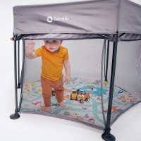 Манеж Lionelo ROEL GREY MULTICOLOR