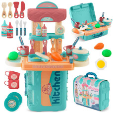 Детская кухня 3-в-1 с чемоданом Ricokids