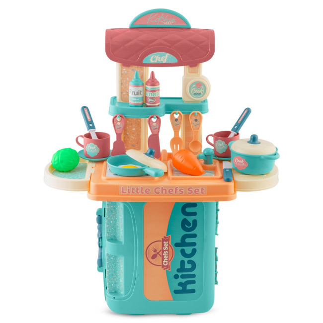 Детская кухня 3-в-1 с чемоданом Ricokids