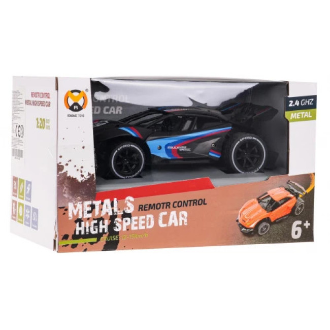 Скоростная металлическая машина 1:20 R/C черный