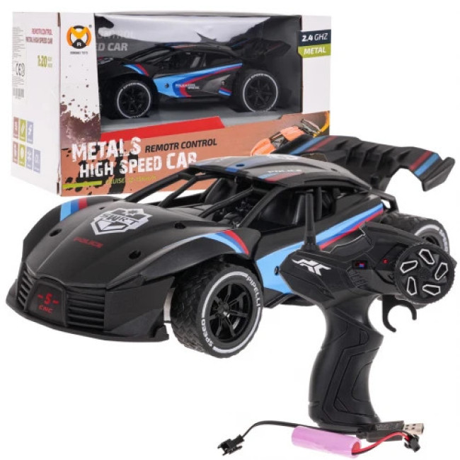 Скоростная металлическая машина 1:20 R/C черный