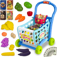 Тележка для покупок Ricokids голубая