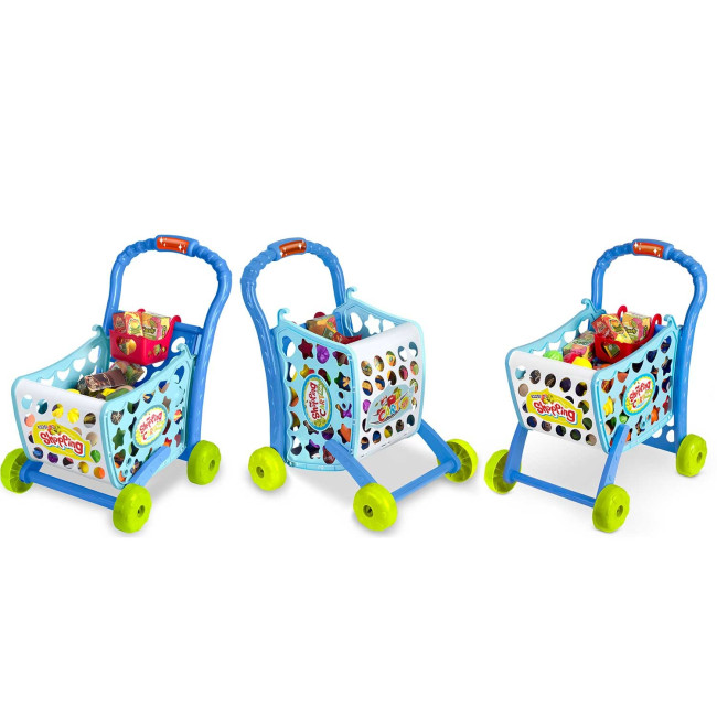 Тележка для покупок Ricokids голубая