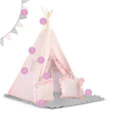 Вигвам детский NK-406 Nukido светло-розовый.