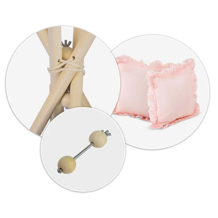 Вігвам дитячий NK-406 Nukido світло-рожевий