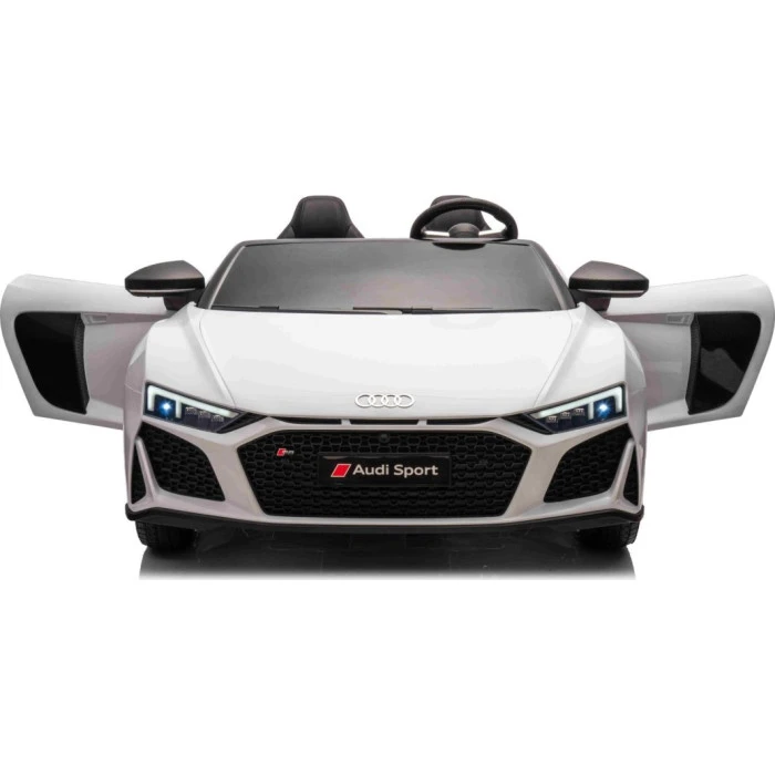 Детская аккумуляторная машинка Audi Spyder R8 LIFT STRONG Белая