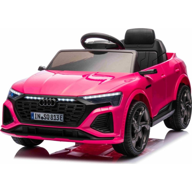 Детская аккумуляторная машинка Audi SQ8 Розовая