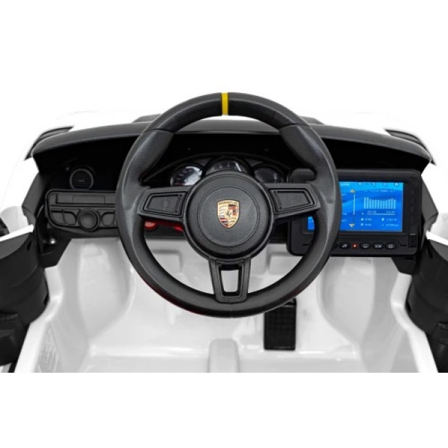Детская аккумуляторная машинка Porsche 718 MP4 Белая