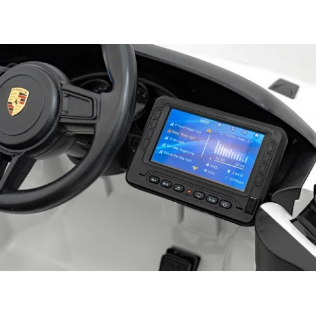 Детская аккумуляторная машинка Porsche 718 MP4 Белая