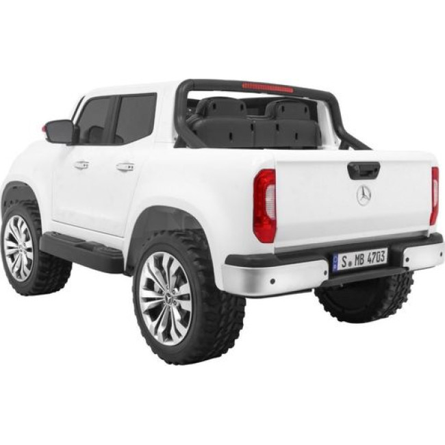 Детская аккумуляторная машинка Mercedes Benz X-Class Белая