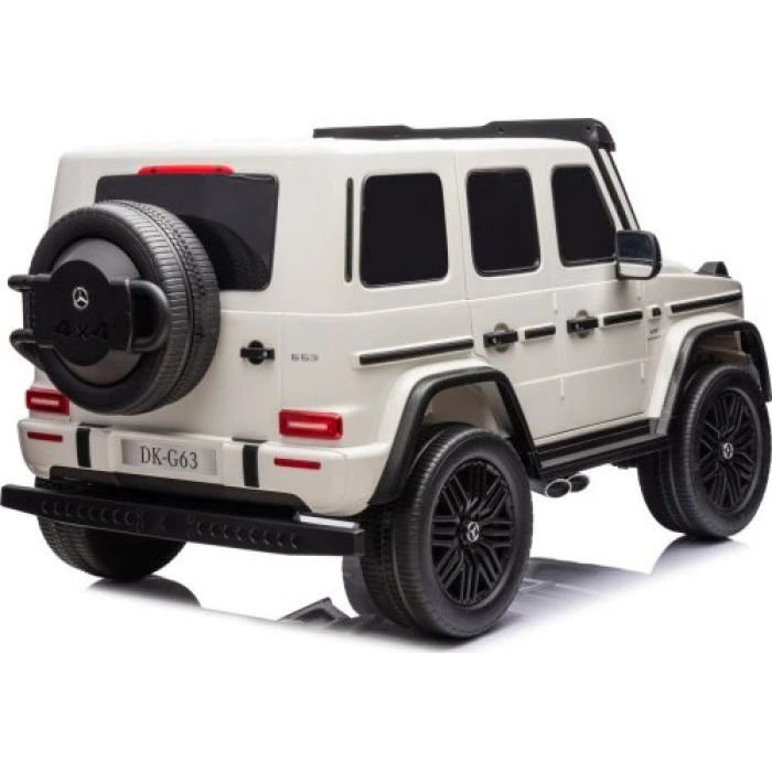 Дитяча акумуляторна машинка Mercedes Benz G63 AMG XXL Біла