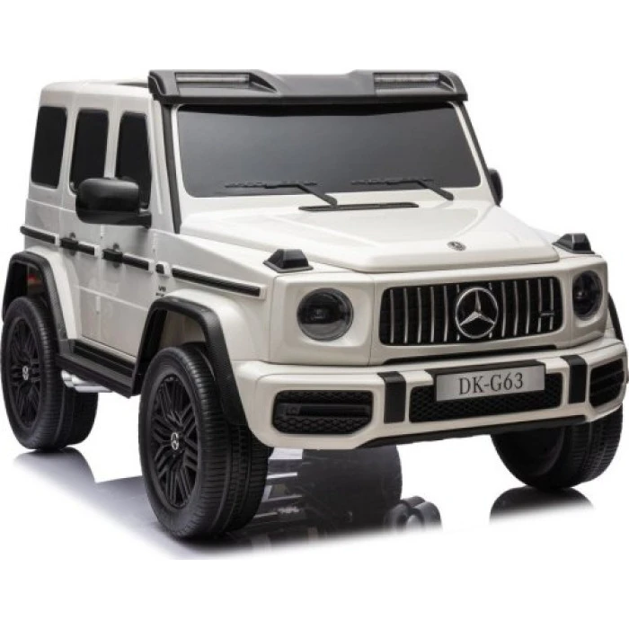 Дитяча акумуляторна машинка Mercedes Benz G63 AMG XXL Біла