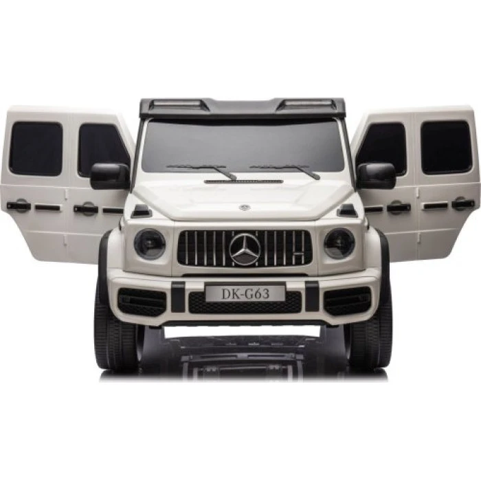 Дитяча акумуляторна машинка Mercedes Benz G63 AMG XXL Біла