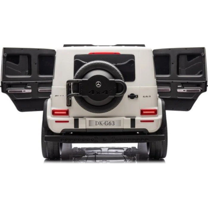 Дитяча акумуляторна машинка Mercedes Benz G63 AMG XXL Біла
