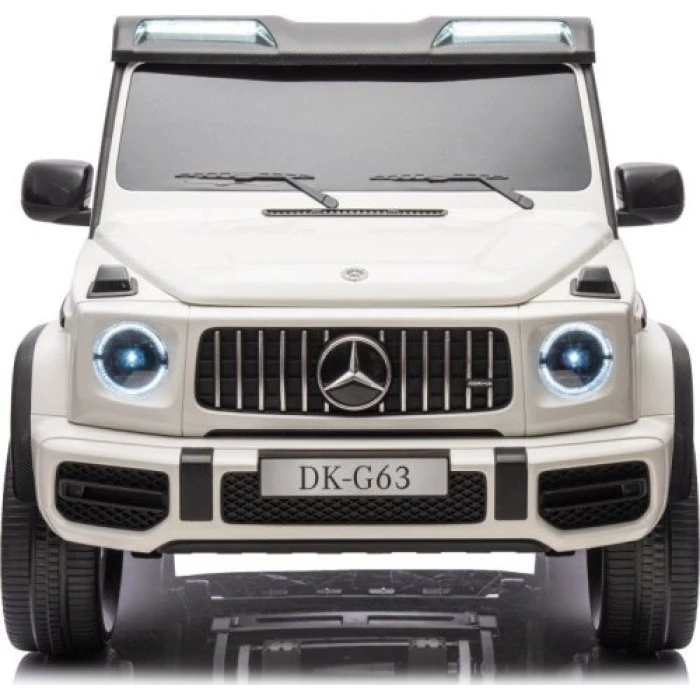 Дитяча акумуляторна машинка Mercedes Benz G63 AMG XXL Біла