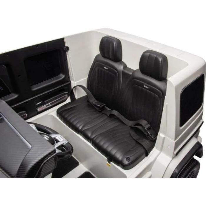 Дитяча акумуляторна машинка Mercedes Benz G63 AMG XXL Біла