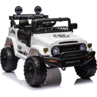 Дитяча акумуляторна машинка Toyota FJ Cruiser Біла