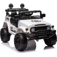 Дитяча акумуляторна машинка Toyota FJ Cruiser Біла