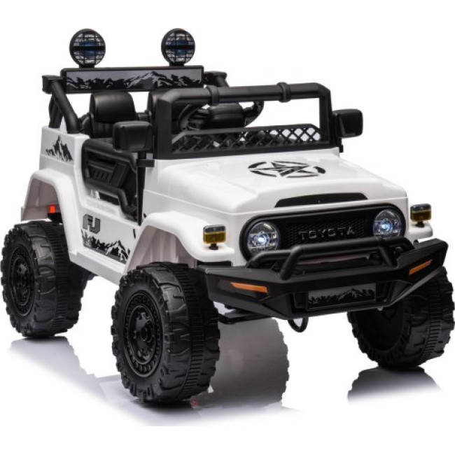 Дитяча акумуляторна машинка Toyota FJ Cruiser Біла Дитяча акумуляторна машинка Toyota FJ Cruiser Біла
