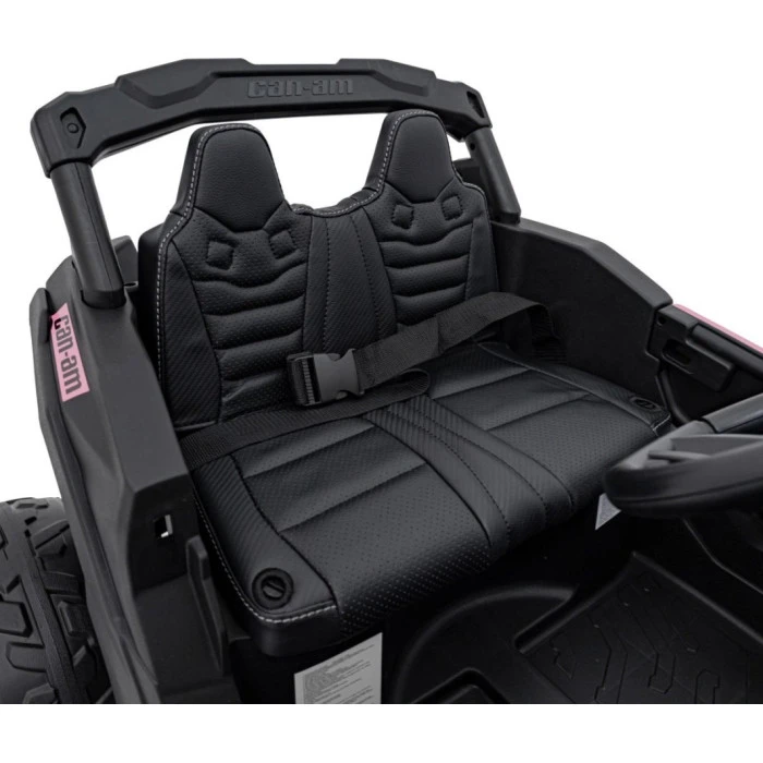 Дитячий акумуляторний квадроцикл CAN-AM Maverick рожевий