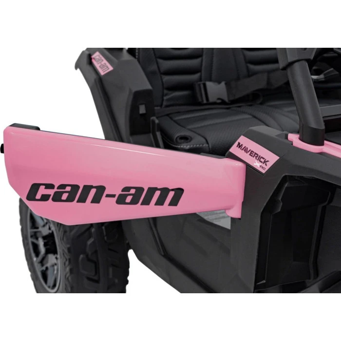 Дитячий акумуляторний квадроцикл CAN-AM Maverick рожевий