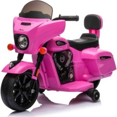 Дитячий акумуляторний мотоцикл Чоппер INDIAN Рожевий