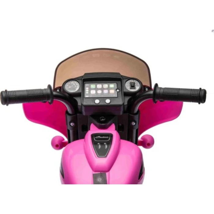 Дитячий акумуляторний мотоцикл Чоппер INDIAN Рожевий