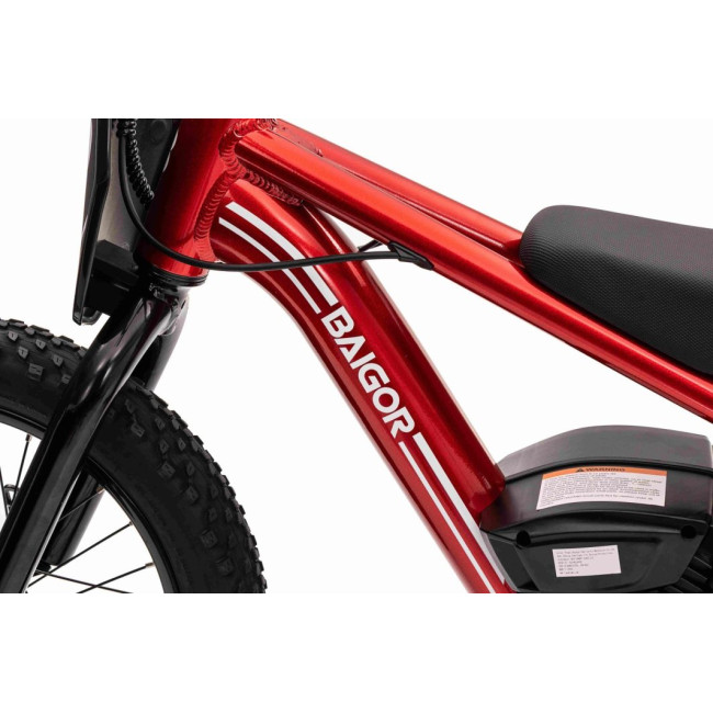 Дитячий акумуляторний мотоцикл BAIGOR 23 PRO Червоний