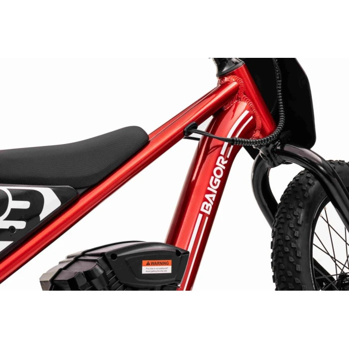 Дитячий акумуляторний мотоцикл BAIGOR 23 PRO Червоний