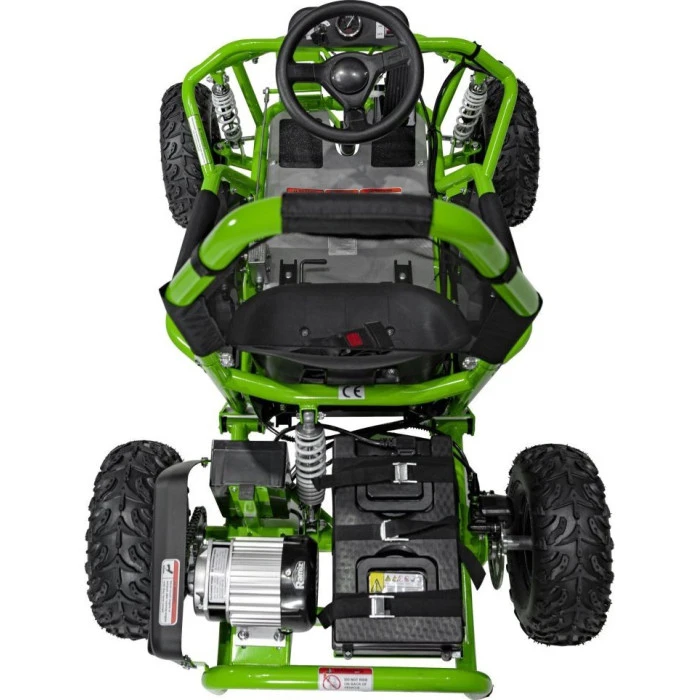 Дитячий акумуляторний картинг MUD MONSTER Зелений