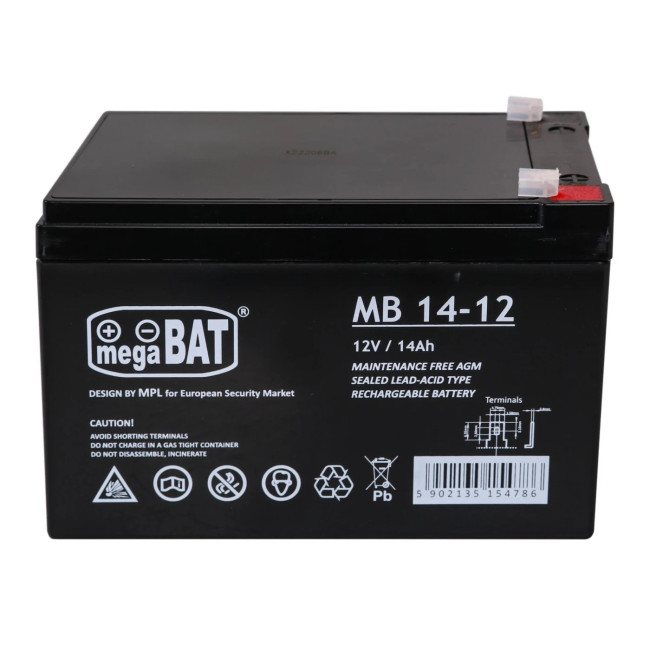 Гелевый аккумулятор 12V/14Ah для детских электромобилей