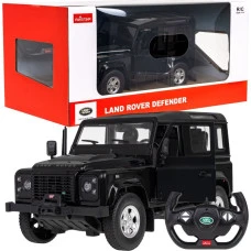 Land Rover Defender черный RASTAR модель 1:14+Пульт 2,4 ГГц+Ручное открывание дверей