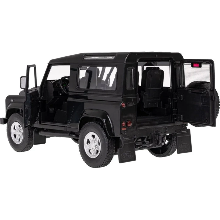 Land Rover Defender черный RASTAR модель 1:14+Пульт 2,4 ГГц+Ручное открывание дверей