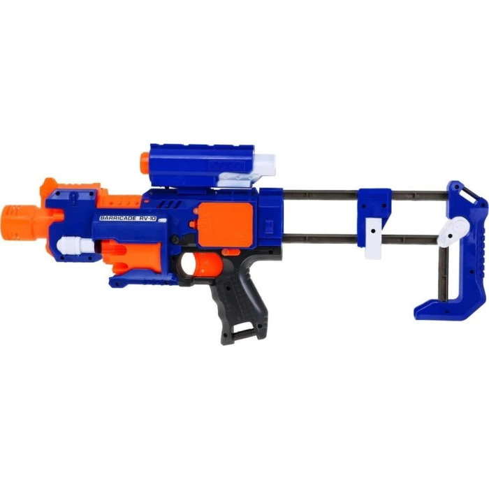 Детское ружье 8+ Blaze Storm + 20 пенопластовых шаров + Лазерный прицел + Пример