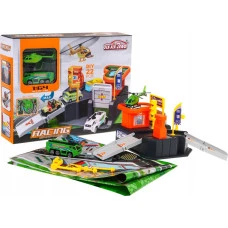 Детская автостоянка 3+ Вертолетная площадка + коврик ZPG.660-S09