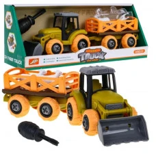 Детский трактор с ковшом и прицепом Ramiz ZAU.8802