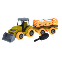 Детский трактор с ковшом и прицепом Ramiz ZAU.8802