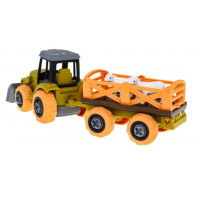 Детский трактор с ковшом и прицепом Ramiz ZAU.8802