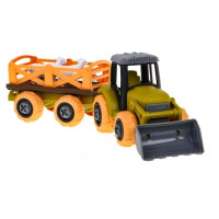 Детский трактор с ковшом и прицепом Ramiz ZAU.8802