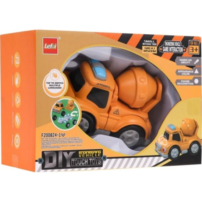 Детская автомобильная бетономешалка с магнитами